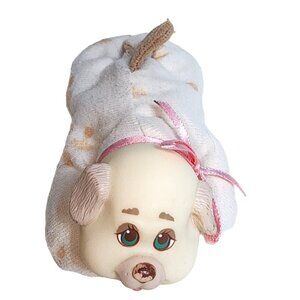 Vintage 1991 Puppy Surprise Hasbro Puppy Baby Plush Replacement Pink White Paw